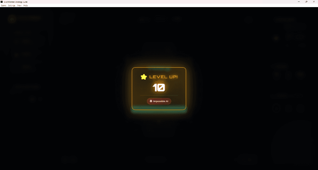 Grid Master progression and leveling system